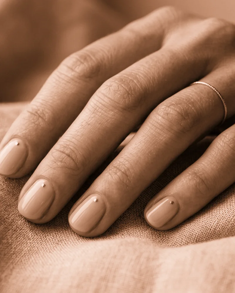 Brown Nails