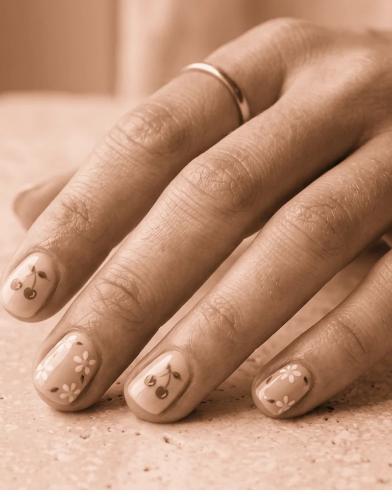 Pumpkin Nails