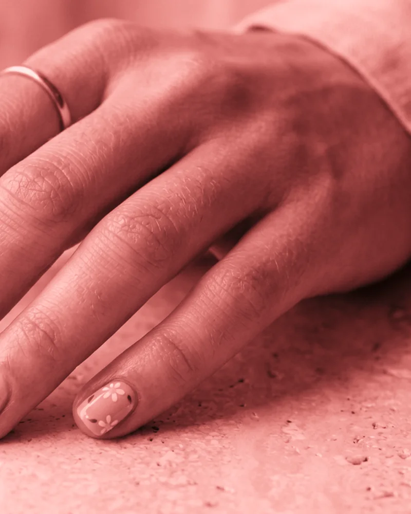 Burgundy Nails Style 3: Cashmere Warm Neutral