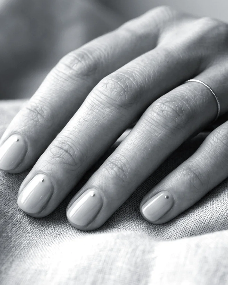 Chrome Nails Style 3: Glazed Pearlescent Glow