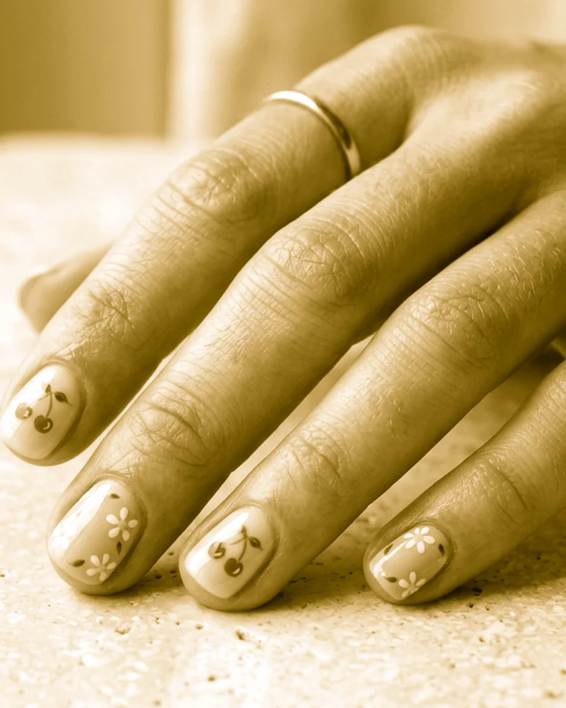 Gold Nails Style 4: Classic Elegance