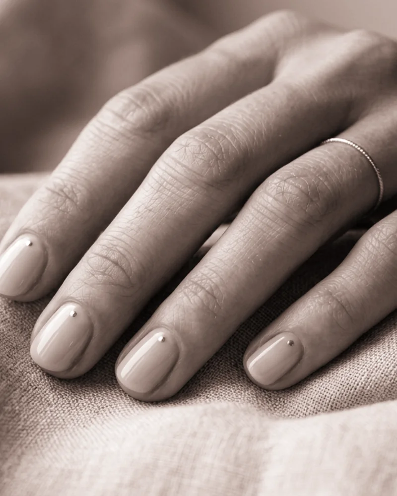 Orange Nails Style 1: Soft Focus Cloud Blend