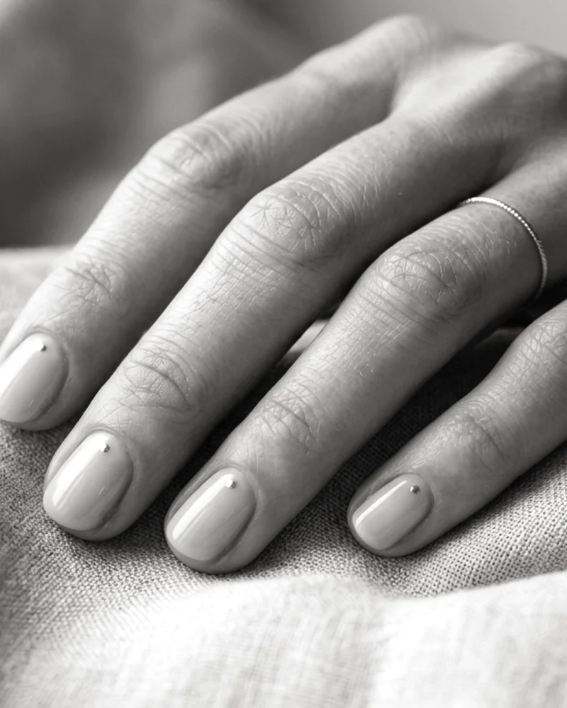 Snowflake Nails Style 1: Soft Ombre Whisper